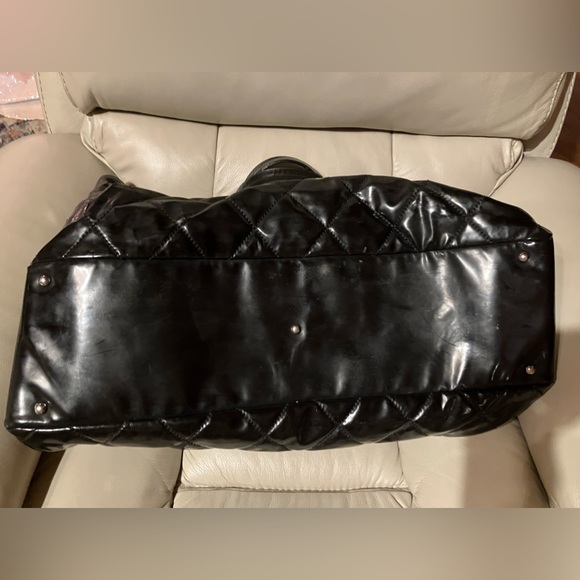 🩷CHANEL AUTHENTIC BLACK XL PARIS-BIARRITZ TOTE - Picture 12 of 17